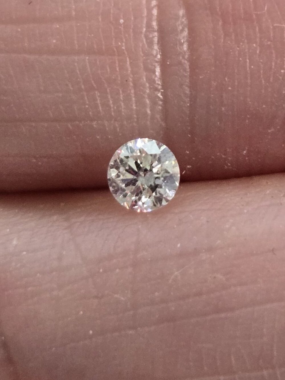 .19 ct Natural Champagne Diamond Round Cut Loose Gemstone